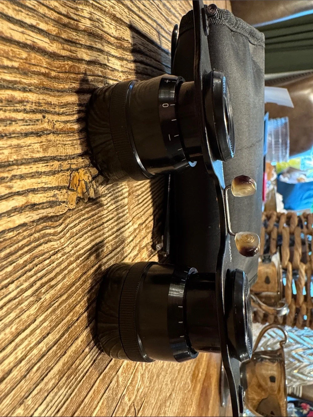 Black Opera Binoculars with Carry Pouch